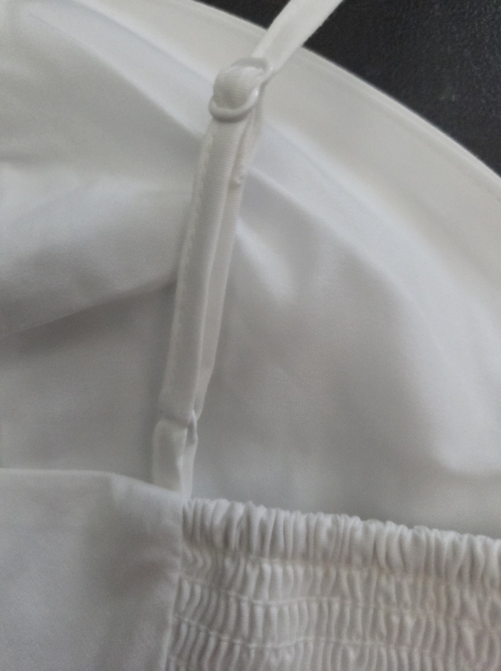 NWT - Express V-Neck Ruched Side Tie Smocked Back Bodice Midi Dress - Size XL - Picture 13 of 16